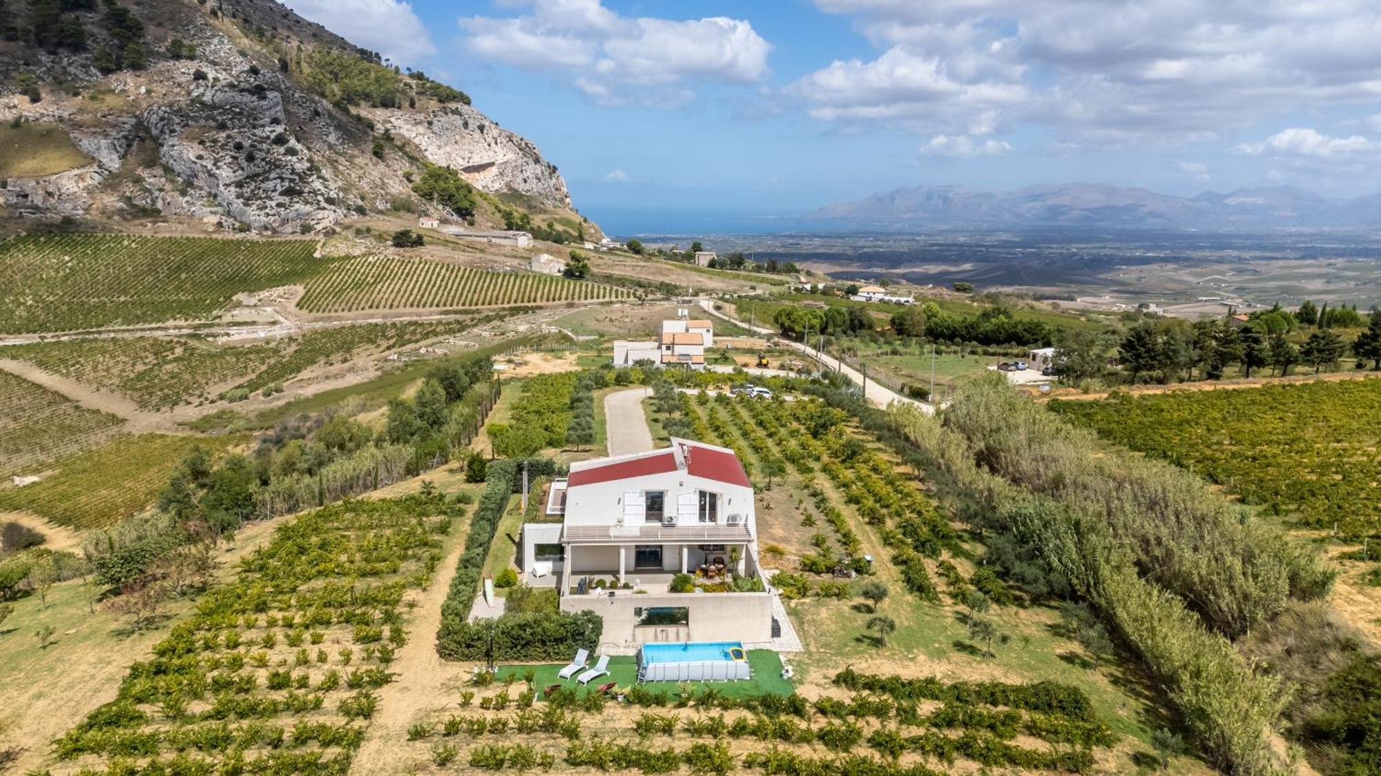 Villa Bonifato Vista Sulle Campagne E Sul Mare Siciliano Cozy House Italy Alcamo Zewnętrze zdjęcie