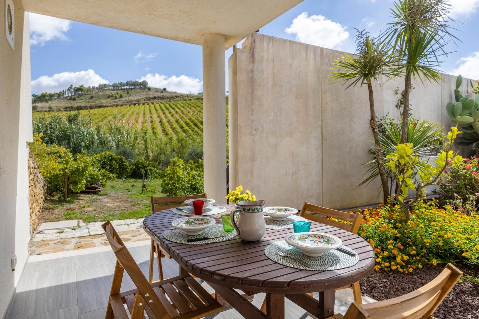 Villa Bonifato Vista Sulle Campagne E Sul Mare Siciliano Cozy House Italy Alcamo Zewnętrze zdjęcie